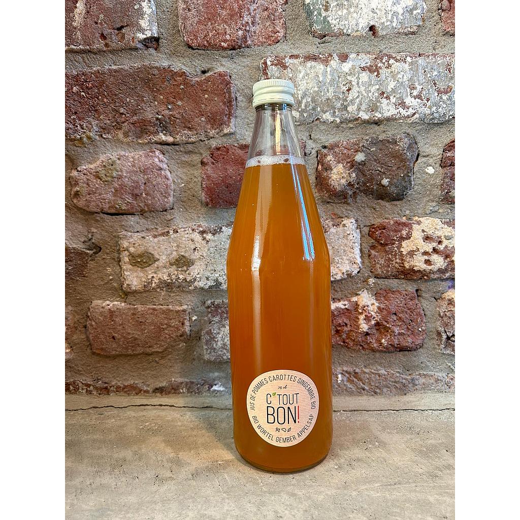 Jus Pomme-Carotte-Gingembre 75cl BIO*